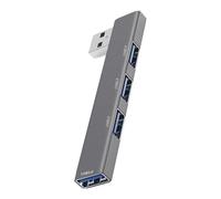 Hub USB De 4 Puertos - Base De Expansión USB 3.0 Tipo C De Aleación De Aluminio | Divisor De Interfaz Múltiple para Computadora Portátil, Adaptador Periférico Inalámbrico para PC Notebook