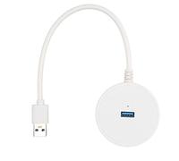 Hub USB Divisor USB 3.0 de 4 Puertos, concentrador de Transferencia de Datos de Alta Velocidad de 5 Gbps, estación de Acoplamiento Tipo C de Gran Capacidad de 10 TB con 4 Puertos