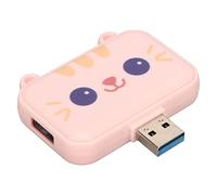 Hub USB, Divisor USB 3 en 1, Expansor USB, Adaptador Multipuerto Portátil, Puerto USB A A USB3.0, 2 Puertos USB2.0, Soporte de Carga Rápida de 2,4 A, para OS X Windows Android
