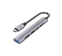 Hub USB Equip 128962 Plata USB-C 5 Puertos Aluminio 100W Power Delivery 3.0