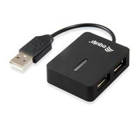 HUB USB EQUIP LIFE 4 PUERTOS MINI HUB TRAVEL