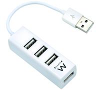 Hub USB Ewent 4 Portas USB 2.0 Blanco