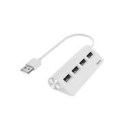 Hama Hub 4 Puertos USB 2.0 Blanco
