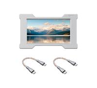 Hub USB HM 2 A 3 Verdadero 8K Tasa de Sondeo con Pantalla, Carcasa de Metal MMT con 2x Cable C A C RGB con Luz RGB B