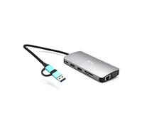Hub USB i-Tec CANANOTDOCKPD Plateado