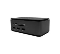Hub USB - i-Tec - USB4DUALDOCK - Negro - 10 Gbit/s - Compatible con MicroSD