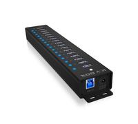 Hub USB - ICY BOX - 17 Puertos - USB 3.2 Gen 1 - Carga USB - Bloque de alimentación 96 W