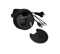 Hub USB ICY BOX 4 puertos USB 3.0 modelo IB-HUB1430-CR con ranura SD/MicroSD y audio