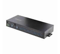 Hub USB Industrial StarTech 16 Puertos USB 3.2 Gen 1 ESD 15kV Rack/DIN Alimentado