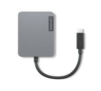 Lenovo USB-C Hub de Viaje Gen 2 - Adaptador Multipuerto 4 en 1 (HDMI, VGA, USB 3.1, RJ45) - Compatible con USB Tipo-C