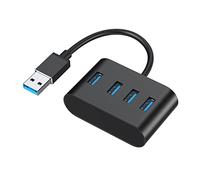 Hub USB Multi USB Splitter de 4 puertos, expansor múltiple 2.0, no requiere controlador, Plug and For Play para PC, para USB Data Hub Adapter Splitter