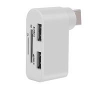Hub USB para computadora portátil, Hub extensor USB | Divisor multipuerto USB de 4 puertos - Hub USB multifuncional de rotación rápida de 480Mbps para ordenador portátil, tabletas, Notebook y PC de es