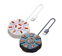 Hub USB para Laptop Adaptador Multipuerto Tipo C, Transferencia Rápida,