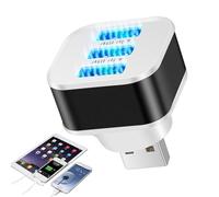Hub USB para PC portátil | Regleta USB, 3 Puertos | Accesorio práctico para Datos y Carga rápida, oficinas, Viajes, Viajes en Camping-Car y Dom
