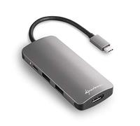 HUB USB SHARKOON 3X3.0 TYPE C + HDMI ALUMINIO GRIS OSCURO