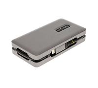 StarTech.com Adaptador Multipuertos USB-C - HDMI/DP 4K a 60Hz - Hub Ladrón USB de 3 Puertos - Power Delivery de Paso de 100W - GbE - Docking Station USB Tipo C de Viajes - Cable de 30cm (DKT31CDHPD3)