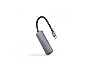 Hub USB Tipo-C 3.1 Nanocable 10.16.4603/ 1xUSB Tipo-C PD/ 1xRJ45/ Gris