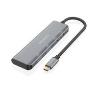 Hub USB Tipo-C Aisens A109-0763/ 2xUSB/ 2xUSB Tipo-C/ Gris