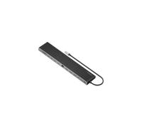 Hub USB Tipo-C Aisens ASUC-13P042-GR- 2xUSB Tipo-C- 1xUSB Tipo-C PD- 2xUSB- 2xHDMI- 1xDisplayPort- 1xLector de Tarjetas- 1xJack