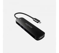 Hub USB Tipo C Approx APPC45 5 en 1 HDMI 4K/30Hz 2x USB 3.0 Lector SD/Micro SD Negro