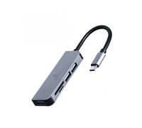 HUB USB TIPO-C DE 3 PUERTOS USB 3.1 Y USB 2.0 CON LECTOR DE TARJETAS