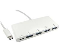 Hub USB tipo C de 4 puertos, función PD, alimentación por bus estilo concentrador, número de puertos de 4 puertos, concentradores USB de productos de computadora, 1 pieza en paquete - USB3C-HUB4BP-WPD