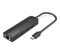 Docking Vention TGPBB USB Tipo-C 3xUSB 3.0 RJ45 Gigabit Micro B PD Negro