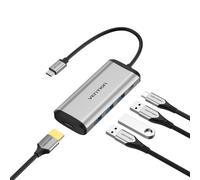 Docking USB Tipo-C Vention CNBHB/ 1xHDMI/ 3xUSB/ 1xUSB Tipo-C PD/ Gris