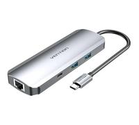 Hub USB Vention TOMHB 100 W Plateado