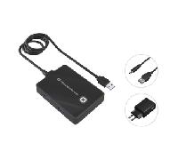 Hub Usb 3.0 Conceptronic Hubbies11B 4 Puertos Y Cable De 90Cm Con Alimentador