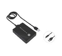 Conceptronic - HUBBIES11B base para portátil y replicador de puertos USB 3.2 Gen 1 (3.1 Gen 1) Type-A Negro