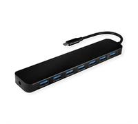 Hub Value 7 puertos 5 Gbps USB 3.2 Gen 1 modelo 14.99.5040 aluminio negro