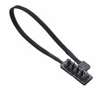 Hub ventiladores PWM Gelid FC-PWM-04 4 puertos 3-pin/4-pin negro compacto
