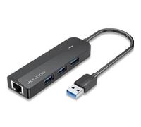 Hub Vention 3 puertos USB 3.0 5 Gbps modelo CHNBB con Gigabit Ethernet y MicroUSB PD