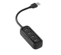 Hub VENTION 4 puertos 480 Mbps modelo VAS-J43-B015 15cm USB 2.0 ABS