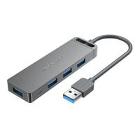 Hub usb 3.0 vention chlhd/ 4xusb/ 1xmicrousb pd/ gris