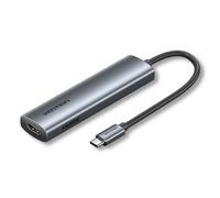 Hub Vention 5 puertos 5 Gbps modelo TGL con HDMI 4K y PD 100W