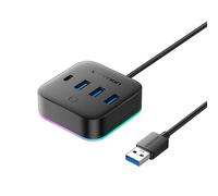 Hub Vention 5 puertos USB 3.0 5 Gbps modelo CHZBC con USB-C PD