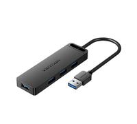 Hub usb 3.0 vention chlbb-scb2/ 4xusb/ 1xusb tipo-c pd