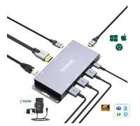 Hub Vivolink 8 puertos 10 Gbps modelo VLUSBCHUB2 HDMI 4K, Ethernet y Power Delivery