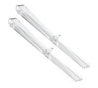 HUBa 1 par de Clips Transparentes para partituras, para Guitarra, Piano, músicos, compositores