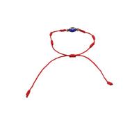 Huba cuerda protectora del mal de ojo, pulsera de la suerte de la Cabalá, amuleto nazar, regalos rakhi para hombres, mujeres, niños, niñas, familia, amigos, paquete turco tibetano de 6, rojo