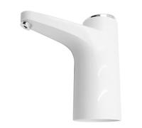 Huba Dispensador de Agua - Pantalla, batería USB de 1200 mAh, Material de Silicona, Compatible con 5L 7.5L 10L 11.3L 15L 18.9L - Blanco
