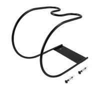 Huba Soporte para manguera de jardín, colgador de tubo de metal, montaje en pared, gancho de almacenamiento para manguera de agua, cable de extensión de manguera de vacío