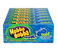 HUBBA BUBBA Frambuesa azul agria, 18 unidades
