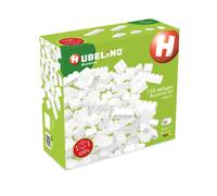 Hubelino #420619 - Juego de bloques de construcción de 120 piezas, bloques de construcción blancos, compatibles con bloques de construcción grandes de otros fabricantes, fabricado en Alemania a partir