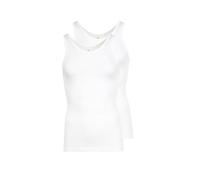 HUBER Camiseta de tirantes - Camiseta interior, paquete de 2 blanco | XL