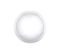 HUBER HML 80HF plafón led con Detector Movimiento 360° para Dentro y Fuera I IP44, 16W 1200lm, lampara de Techo con Sensor de Movimiento, Redondo