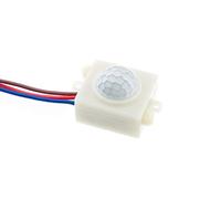 HUBER Motion 17 Mini Detector de Movimiento PIR 120° / 360° para Montaje en Interiores IP20 I 230V Detector de Movimiento Empotrado pequeño, Apto para LED, Sensor de Movimiento, tecnología de 3 Hilos