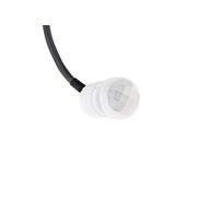 HUBER Motion 19LV Mini PIR - Detector de movimiento (120°/360°, para montaje en interior/exterior, sensor IP65, 12-24 V, incluye potenciómetro)
